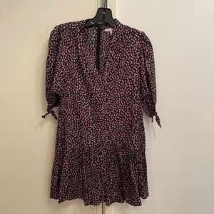 Rebecca Taylor silk Blend floral dress XS